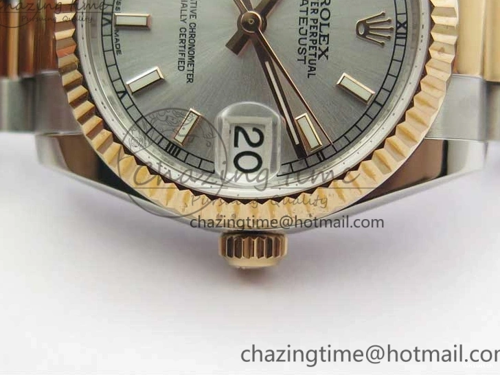 NH05A Dial Edition RG on 31mm Markers SEIKO Best GSF President Silver SS Stick Bracelet 178274 Datejust SS RG 0514